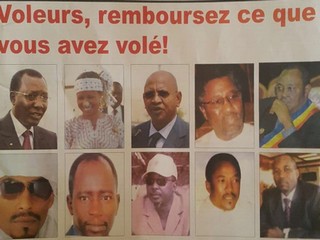 La presse N’Djaménoise a trouvé les vrais coupables de la crise économique et financière au Tchad: « Voleurs, remboursez ce que vous avez volé ! »