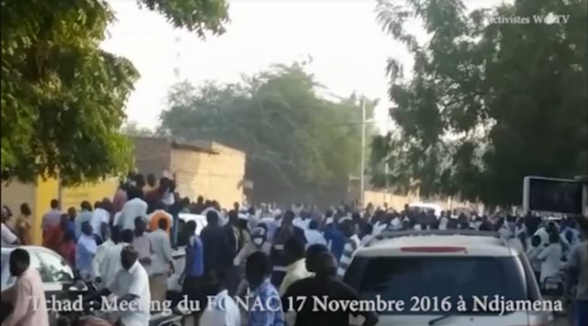 Tchad: le meeting de l’opposition FONAC dispersé à coup de gaz lacrymogène, plusieurs jeunes militants politiques et associatifs interpellés