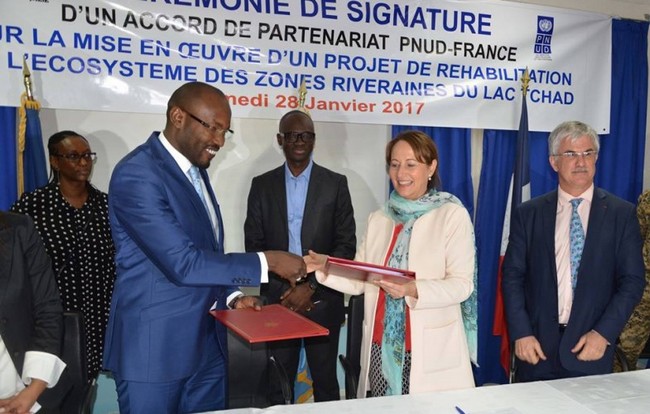 La France annonce une aide d’un million d’euros pour la restauration et la réhabilitation de l’écosystème du Lac-Tchad