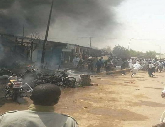 Tchad: incendie au Marché à Mil de N’Djaména