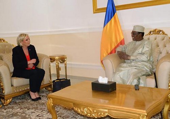 Le quitte ou double du dictateur tchadien: Idriss Déby mise sur Marine Le Pen et déroule le tapis rouge à la candidate de l’extrême droite française
