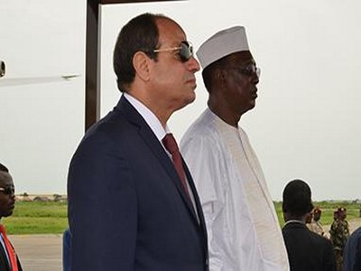 Le Président Abdel Fattah al-Sissi termine sa tournée africaine par le Tchad
