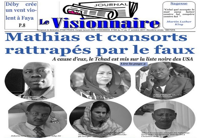 Tchad: selon le ministre de la justice Ahmat Mahamat Hassan, le journaliste Juda Allahondoum a été jeté en prison pour avoir refusé de « livrer ses sources »