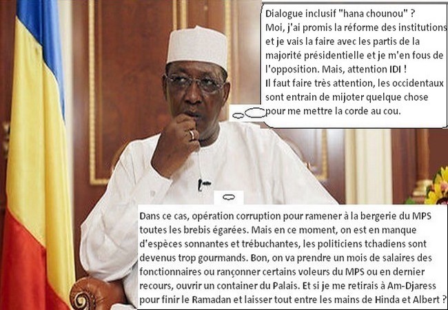 Après le FONAC, la CPDC dit non à son tour à la pérennisation de la dictature au Tchad: Idriss Déby est maintenant seul face à sa réforme constitutionnelle