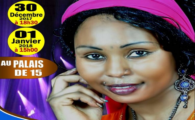 Tchad: la chanteuse Yasmine Abdallah au Palais du 15 janvier à N’Djaména