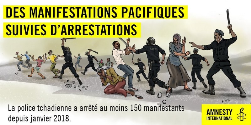 Répression à haut Déby au Tchad: treize jeunes activistes frappés et arrêtés pour avoir tenté de marcher contre la pénurie de gaz butane