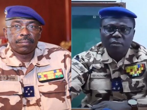 Bras de fer entre deux Généraux de la Gendarmerie du Tchad: Daoud Yaya Brahim: 1 et Djontan Marcel Hoinaty: 1